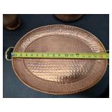 3 Pieces of Hammered etc Copper Ware