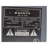 Retro Vintage Working SANYO Model M9830 Tape Deck Stereo Boombox