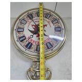 Vintage BUDWEISER Advertising "Pocket Watch" Electric Wall Clock Sign