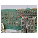 Group of Vintage Computer Items Circuit Boards Books etc