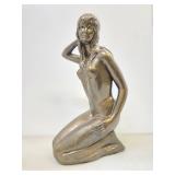 13.5" Vintage Ceramic Nude Sculpture