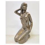 13.5" Vintage Ceramic Nude Sculpture