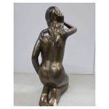 13.5" Vintage Ceramic Nude Sculpture