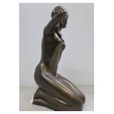 13.5" Vintage Ceramic Nude Sculpture
