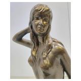 13.5" Vintage Ceramic Nude Sculpture