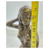 13.5" Vintage Ceramic Nude Sculpture
