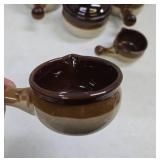 Group of Stoneware French Onion etc Soup Tureens & Lidded Pot