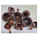 Group of Stoneware French Onion etc Soup Tureens & Lidded Pot