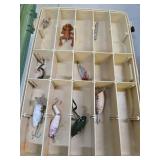 LARGE Estate Lot of Vintage etc Fishing Tackle Boxes Lures & other Supplies