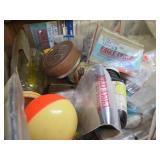 LARGE Estate Lot of Vintage etc Fishing Tackle Boxes Lures & other Supplies