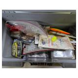 LARGE Estate Lot of Vintage etc Fishing Tackle Boxes Lures & other Supplies