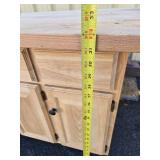 Nice Oak Countertop Cabinet w/Drawers