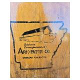 Pair of Nice Quality BENDING BRANCHES Wooden Canoe Paddles & Vintage Ark-Paddle