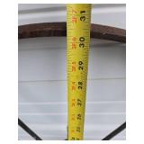 2 Pairs of Antique Iron Wagon Wheels