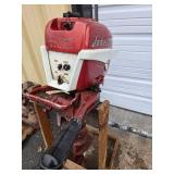 Vintage JOHNSON Seahorse 7.5hp Outboard Motor w/Stand