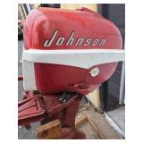 Vintage JOHNSON Seahorse 7.5hp Outboard Motor w/Stand