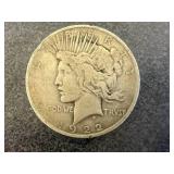 1922 D Peace Dollar