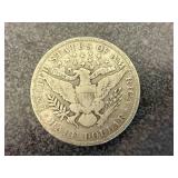 1901 Barber Half Dollar
