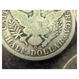 1907 Barber Half Dollars - 1 Each D,S & O