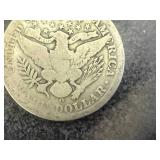 1904 O, 1905 S & 1906 O Barber Half Dollars