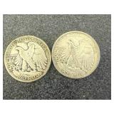1944 Walking Liberty Half Dollars - 2