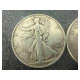 1943 Walking Liberty Half Dollars - 2
