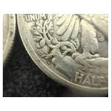 1929 S & 1929 D Walking Liberty Half Dollars