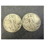 1942 Walking Liberty Half Dollars - 2