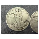 1942 Walking Liberty Half Dollars - 2