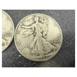1942 Walking Liberty Half Dollars - 2