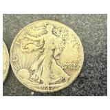 1942 Walking Liberty Half Dollars - 2