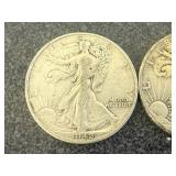 1942 Walking Liberty Half Dollars - 2