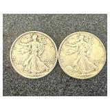 1940 Walking Liberty Half Dollars - 2