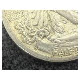 2 1941 D Walking Liberty Half Dollars