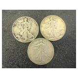 1946 Walking Liberty Half Dollars - 3
