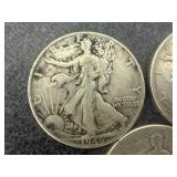 1946 Walking Liberty Half Dollars - 3