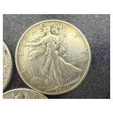 1946 Walking Liberty Half Dollars - 3
