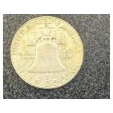 1958 D Franklin Half Dollar
