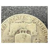 2 1952 D Franklin Half Dollars