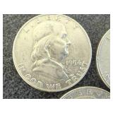 1954 Franklin Half Dollars - 3