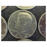 42 Kennedy Half Dollars 1971-