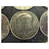 42 Kennedy Half Dollars 1971-