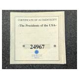 2002 Republic of Liberia $10 Clinton Coin