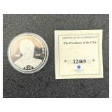 2000 Republic of Liberia $20 George Bush Coin 20 grams .999 Silver