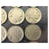 20 Buffalo Nickels