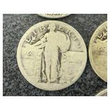 10 Standing Liberty Quarters