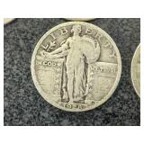10 Standing Liberty Quarters
