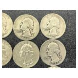 20 Silver Washington Quarters