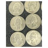 20 Silver Washington Quarters