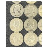 20 Silver Washington Quarters